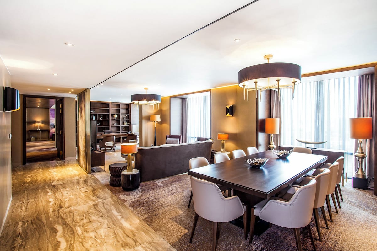 Studiosuite – president, 1 kingsize-seng (Top Floor) | Sengetøy av topp kvalitet, minibar, safe på rommet og skrivebord