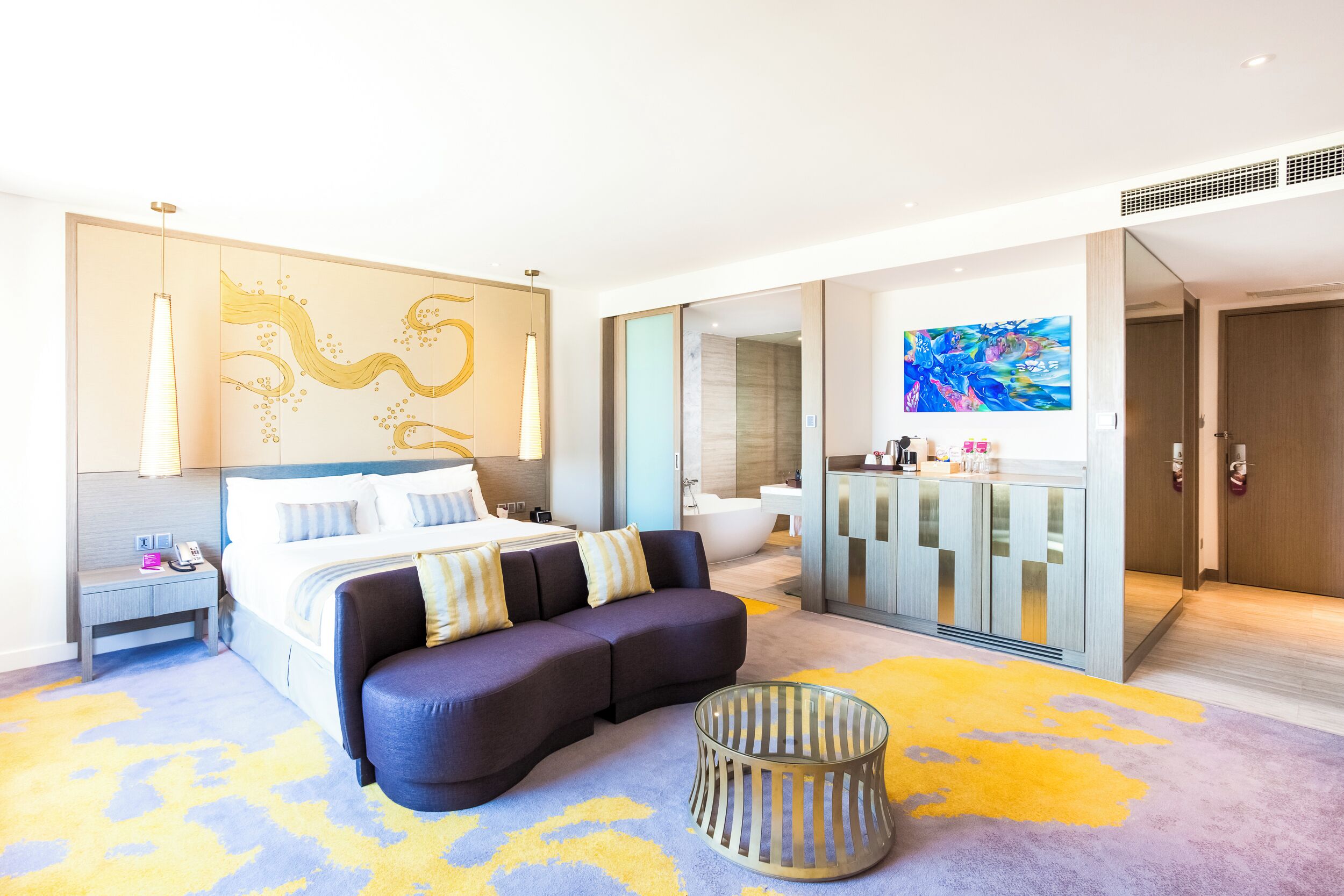 Premium bedding, minibar, in-room safe, desk