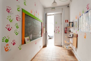Interior entrance
