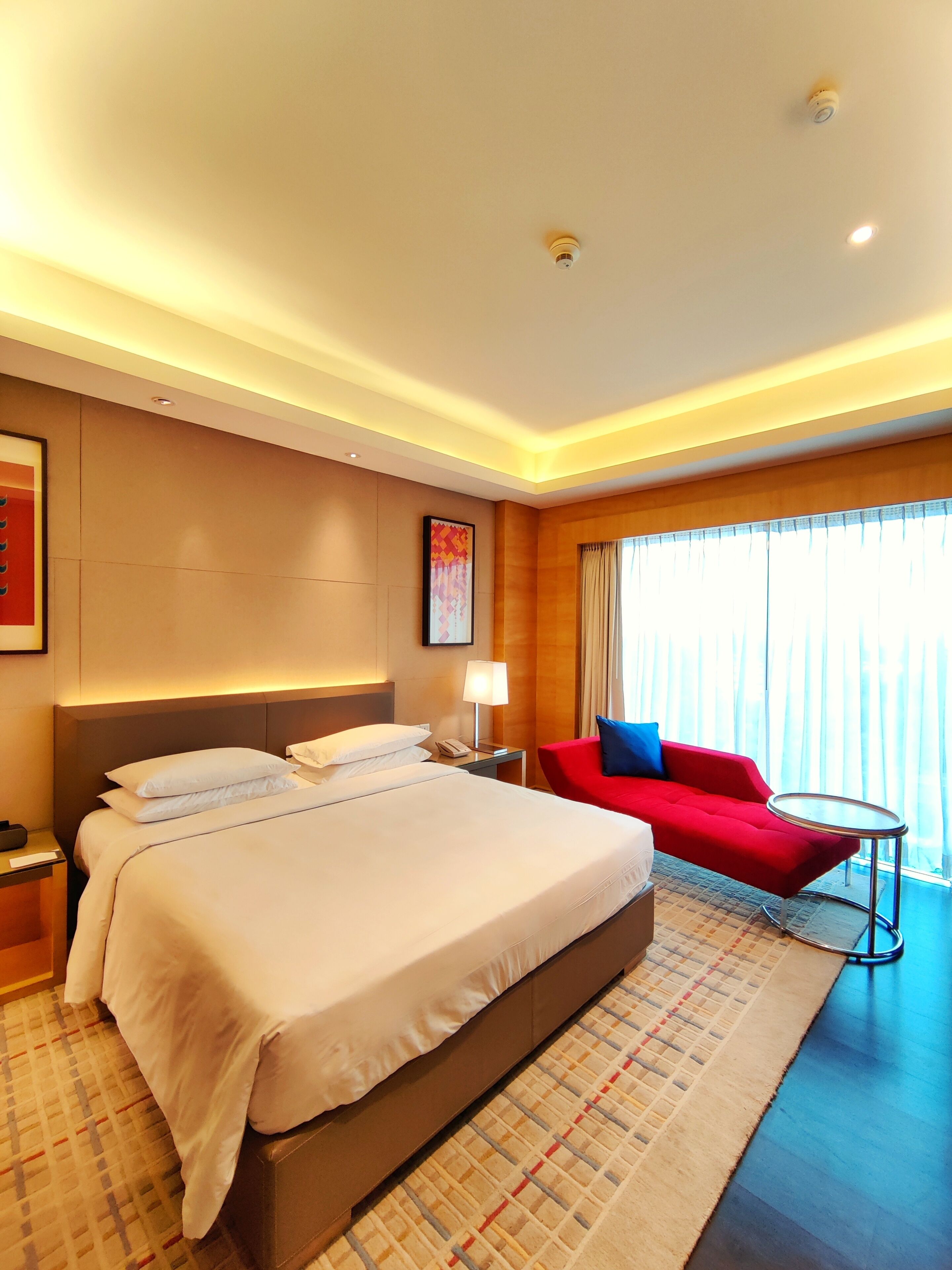 Premium bedding, memory foam beds, minibar, in-room safe