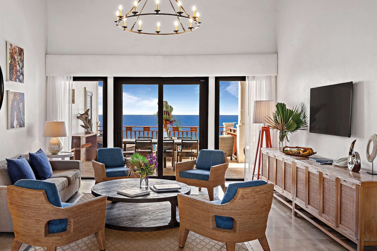 Penthouse - 2 sovrum - havsutsikt | Italienska Frette-lakan, sÀngtillbehör av högsta kvalitet och minibar