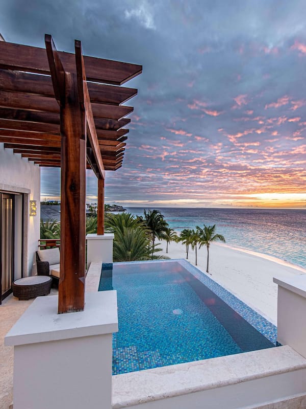 Presidential Suite, 3 Bedrooms, Oceanfront | Living area | LED TV