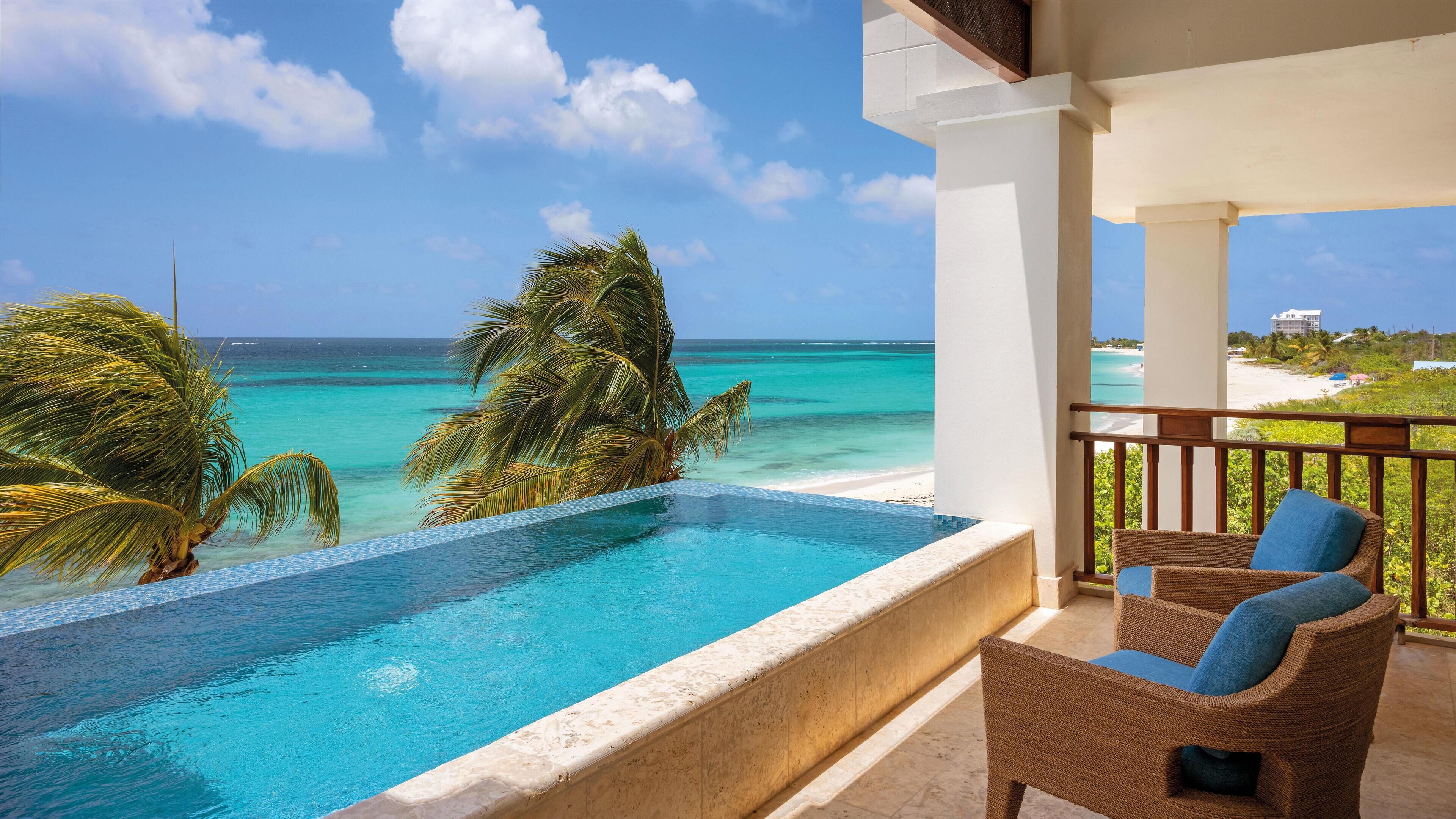 Premium Suite, 3 Bedrooms, Oceanfront | Frette Italian sheets, premium bedding, minibar, in-room safe