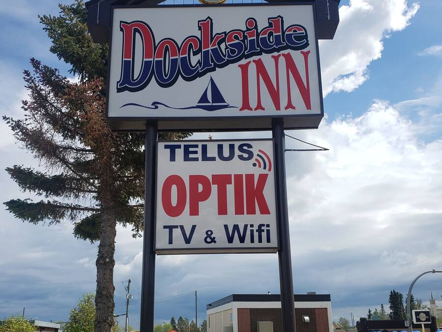 Señal para Dockside Inn con servicio de Telus Optik TV & Wifi.