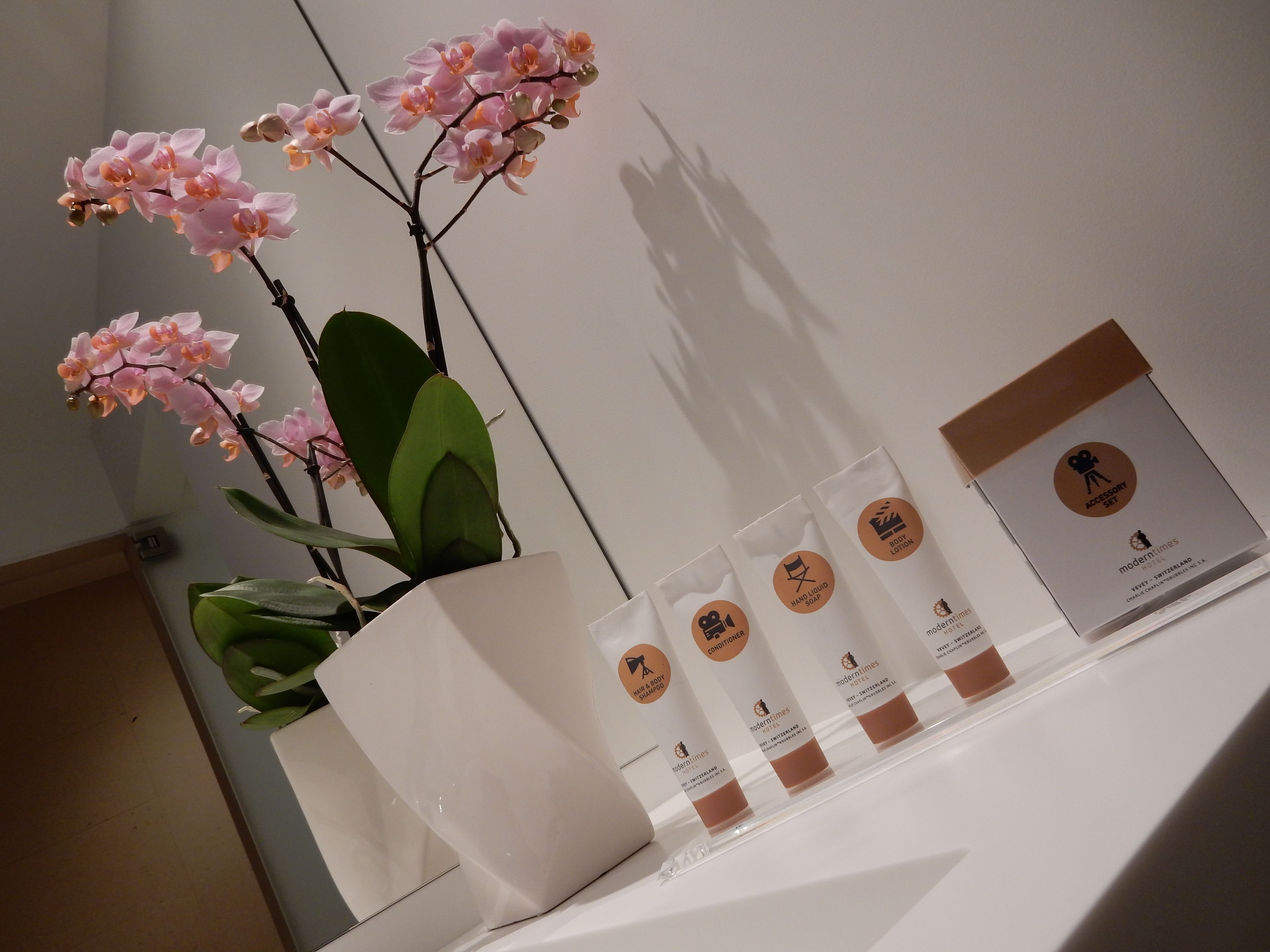 free toiletries, hair dryer, towels, shampoo