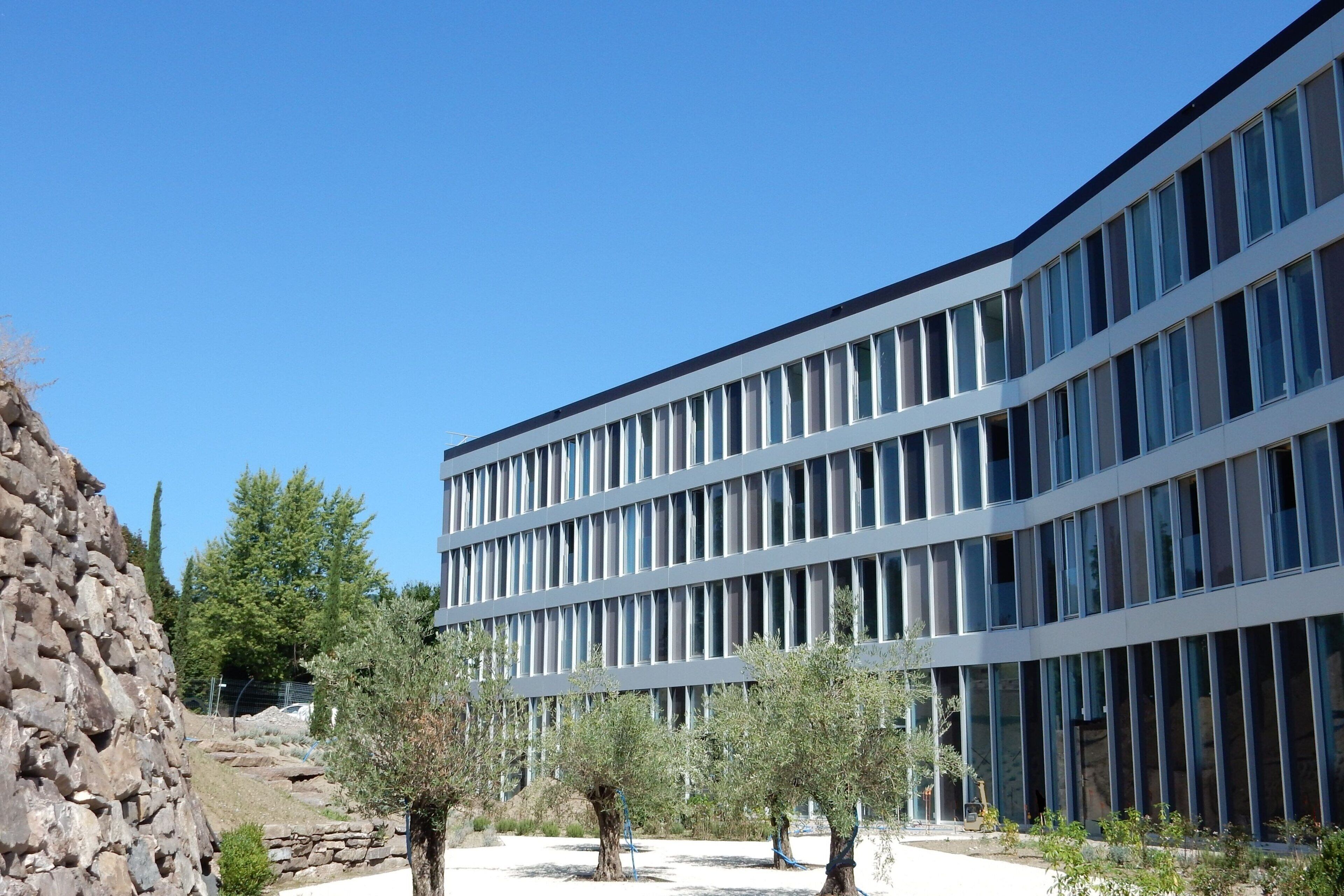 Blick von der Unterkunft