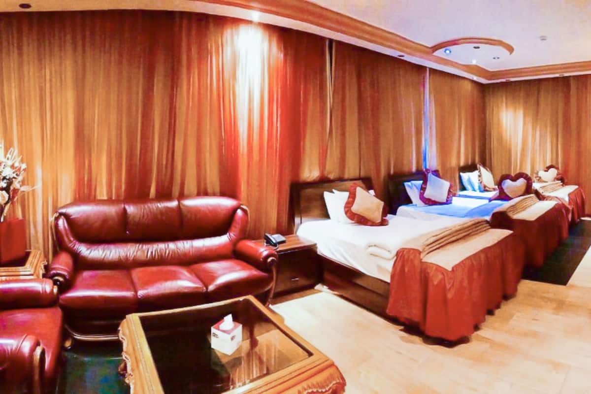 in-room safe, desk, blackout curtains, soundproofing