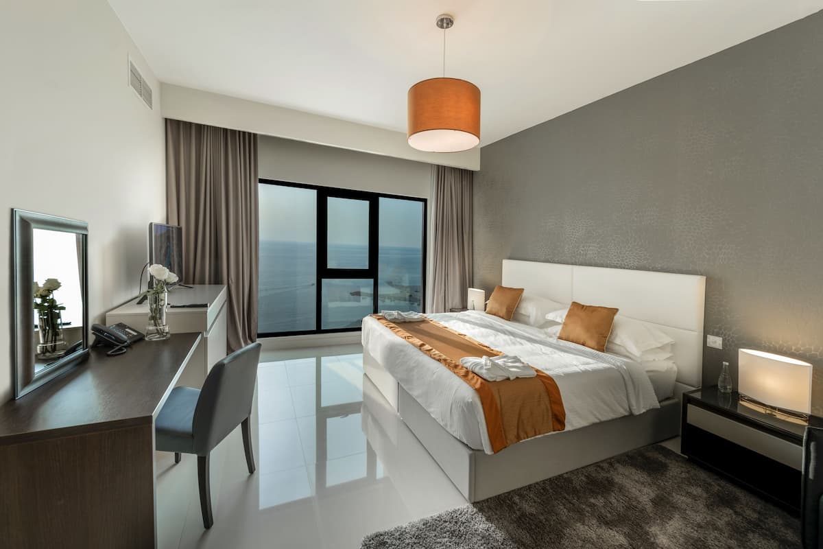 1 Schlafzimmer, hochwertige Bettwaren, Pillowtop-Betten, Zimmersafe