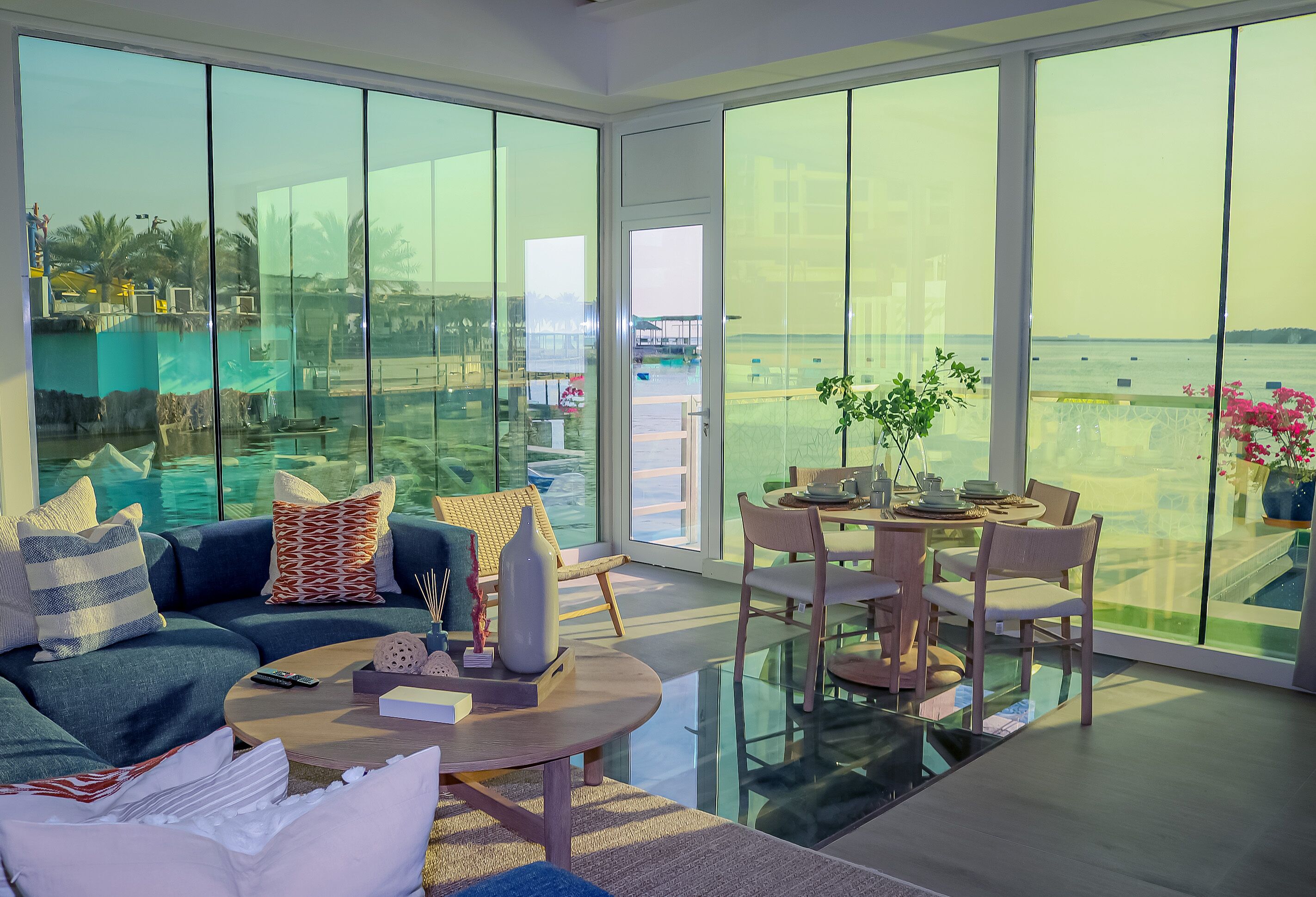Villa, 2 Bedrooms, Non Smoking, Sea View | Living area