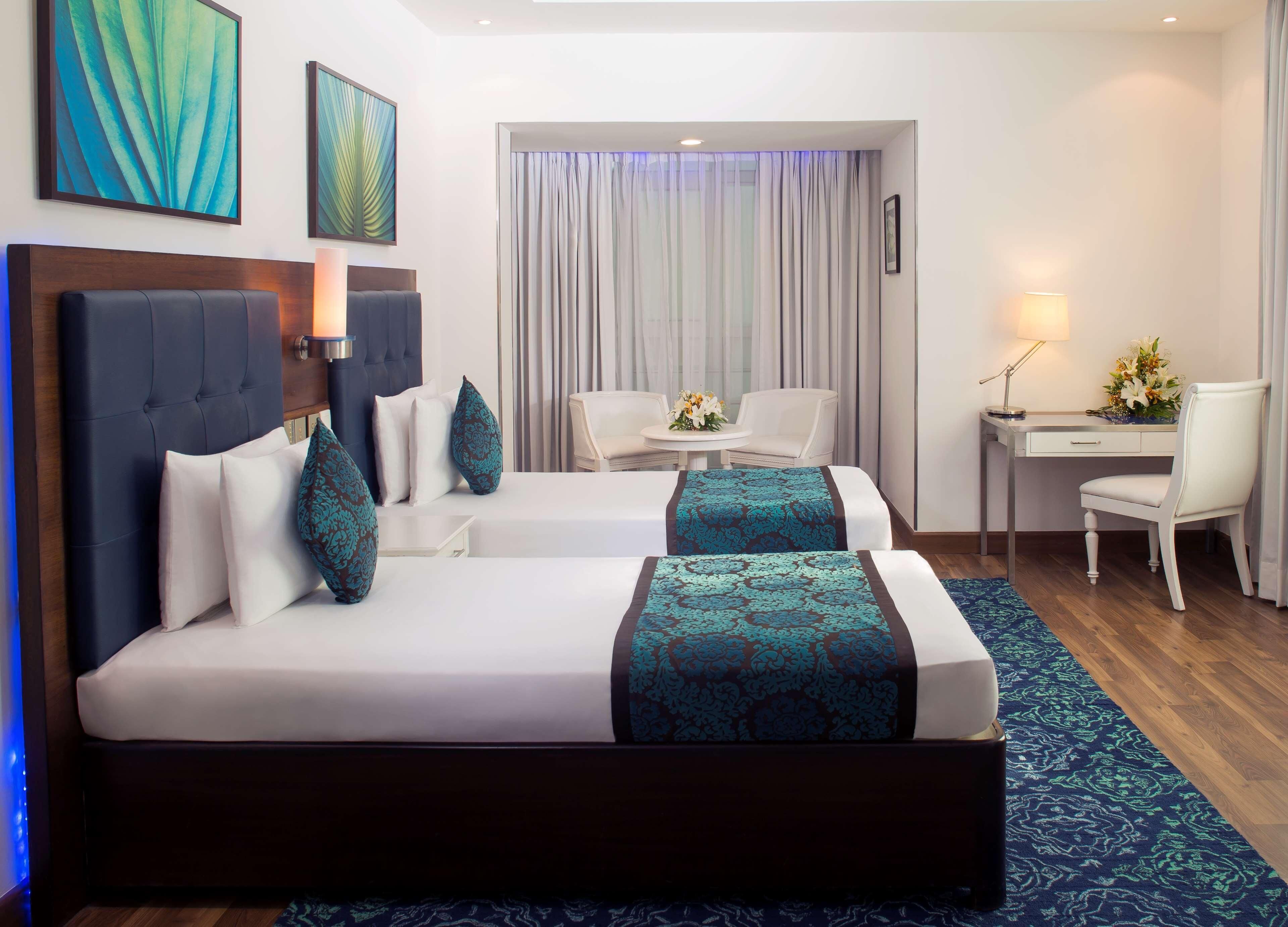 Premium bedding, memory foam beds, minibar, in-room safe