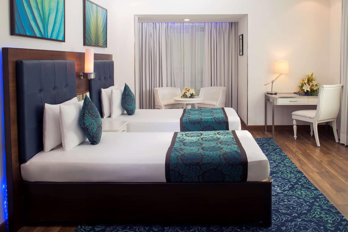 Premium bedding, minibar, in-room safe, desk