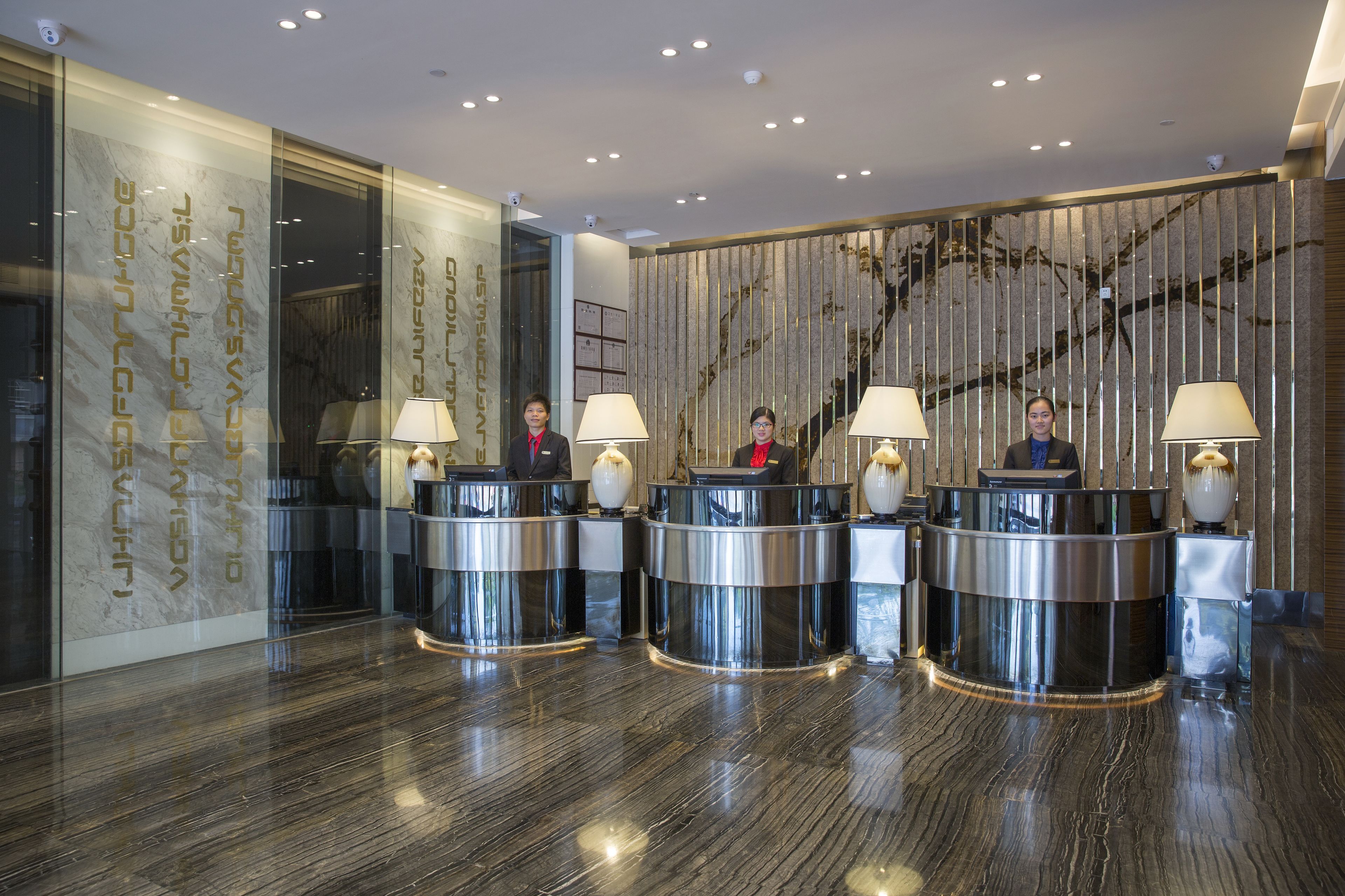 check-in/check-out kiosk