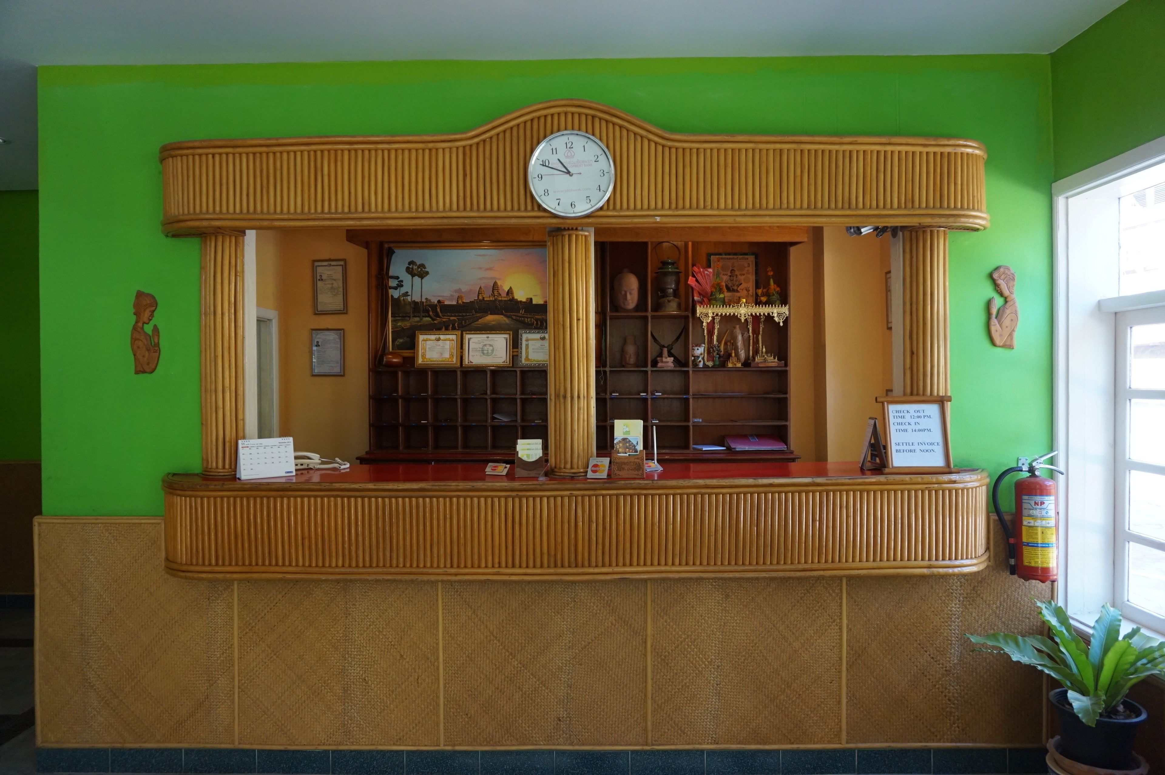 check-in/check-out kiosk