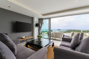 Deluxe Apartment, 2 Bedrooms, Sea View | Beach/ocean view