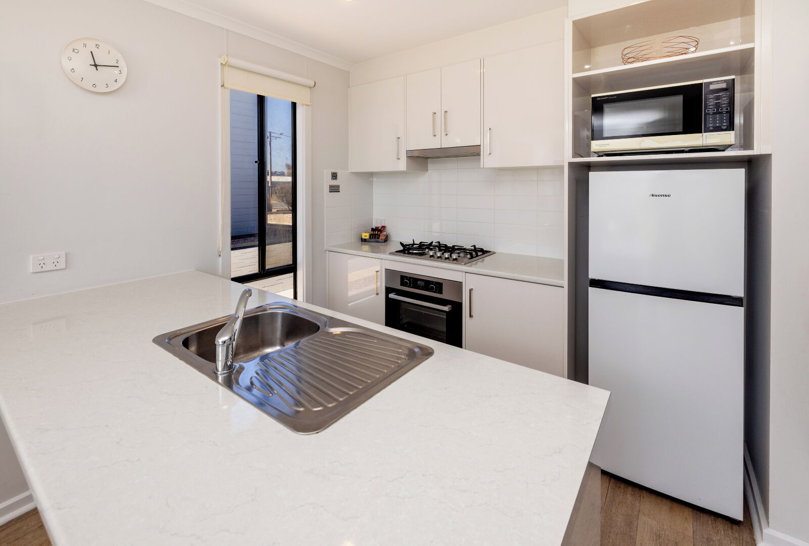 Villa, 3 Bedrooms, Beach View | Private kitchen | Full-sized fridge, microwave, stovetop, toaster