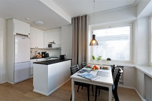 Apartment, 1 Bedroom (for Four) | Private kitchen