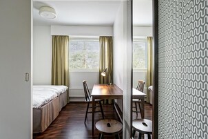 公寓, 1 间卧室 (for Two) | 办公桌、熨斗/熨衣板、免费 WiFi、床单