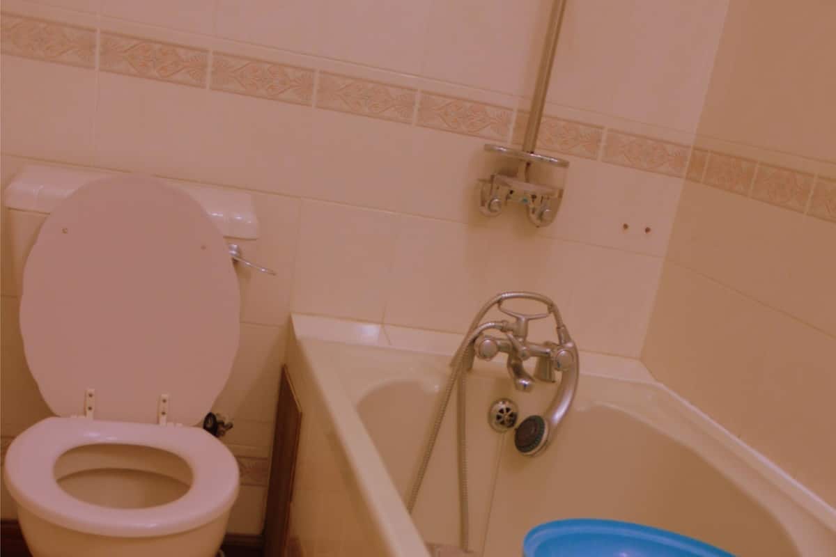 Combined shower/bathtub, spring water bathtub, rainfall showerhead