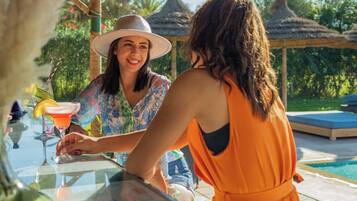 Poolside bar