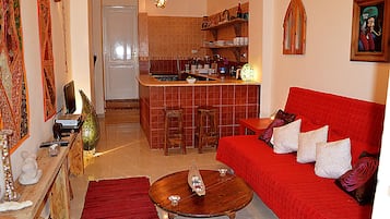 Villa | Living room | LED TV, DVD player, iPod dock