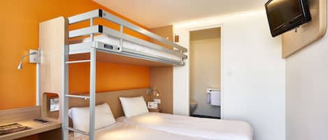 Bureau, chambres insonorisées, Wi-Fi gratuit, draps fournis