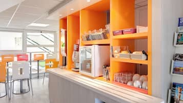 Daily buffet breakfast (EUR 7.20 per person)