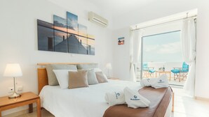Villa, 3 Bedrooms, Private Pool | Bathroom | Combined shower/tub, hair dryer, towels - Lindos Seastone Villas (Rhodes)