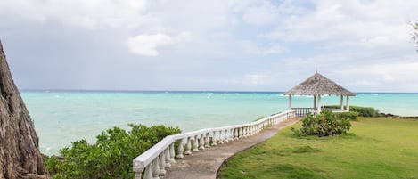 On the beach