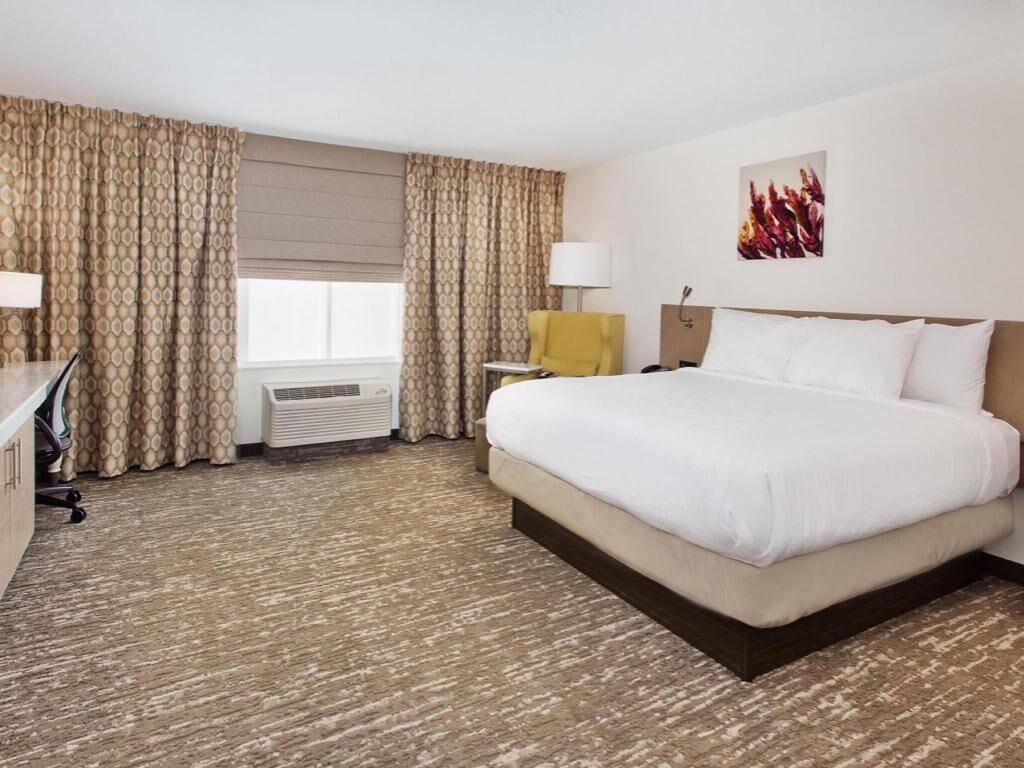 In-room safe, desk, blackout curtains, iron/ironing board