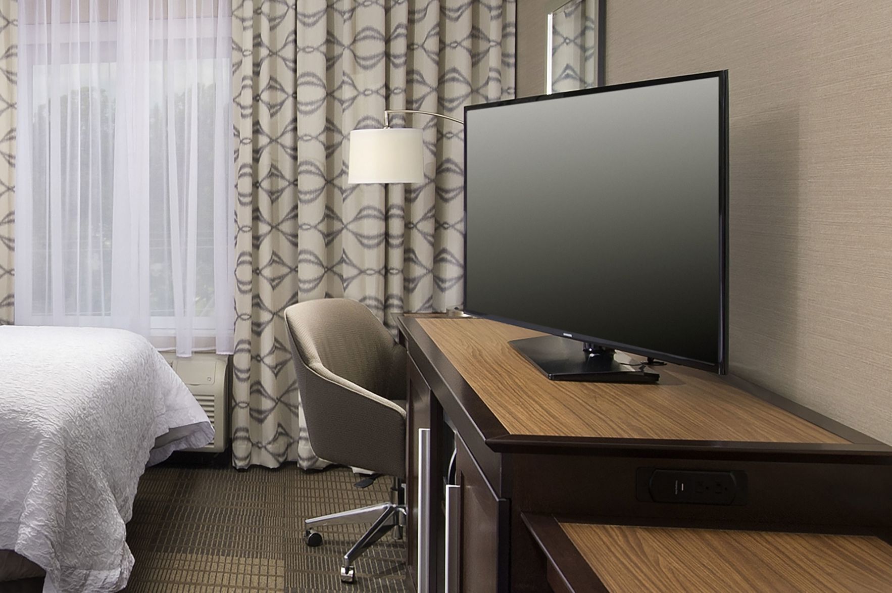 In-room safe, desk, iron/ironing board, free cribs/infant beds