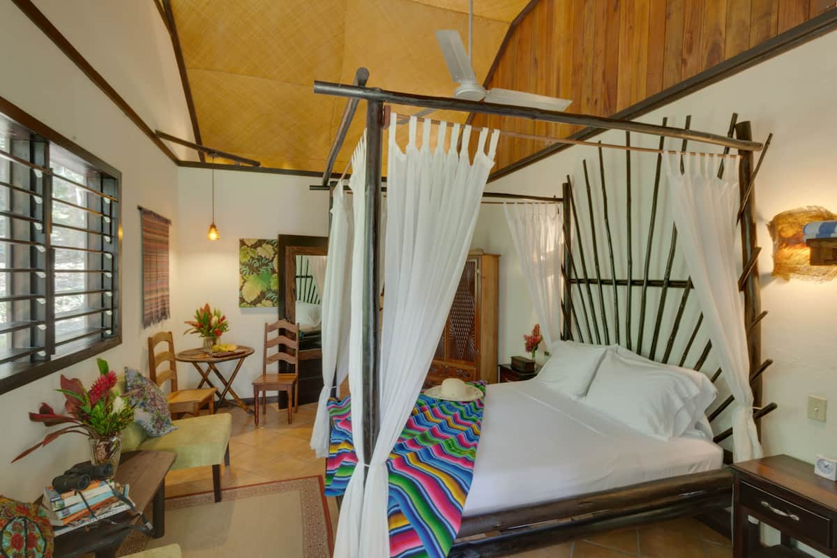 Standaard kamer, 1 queensize bed, uitzicht op tuin | Kameruitzicht