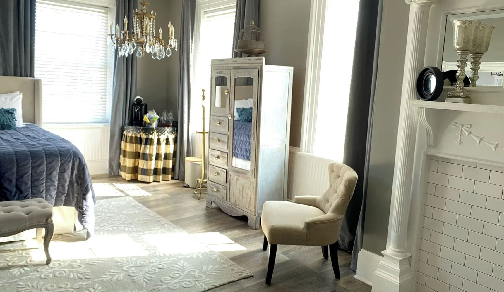 Premium bedding, individually decorated, individually furnished