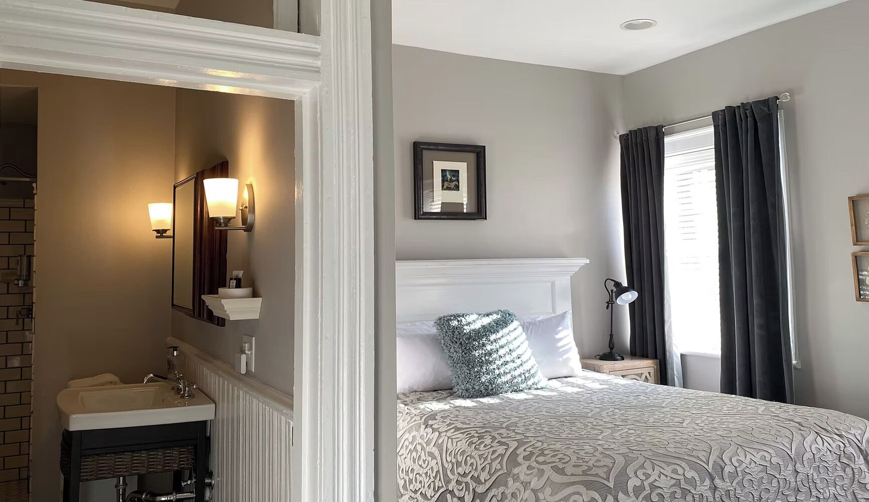 Premium bedding, individually decorated, individually furnished