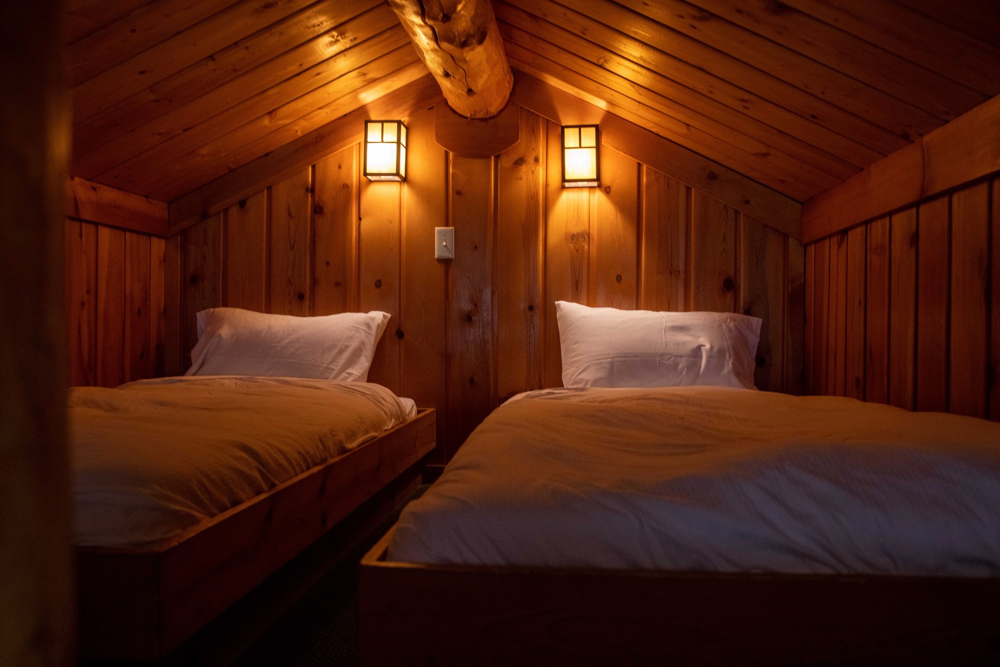 cabin, multiple beds (columbine) | egyptian cotton sheets, premium bedding, down duvets, pillow-top beds