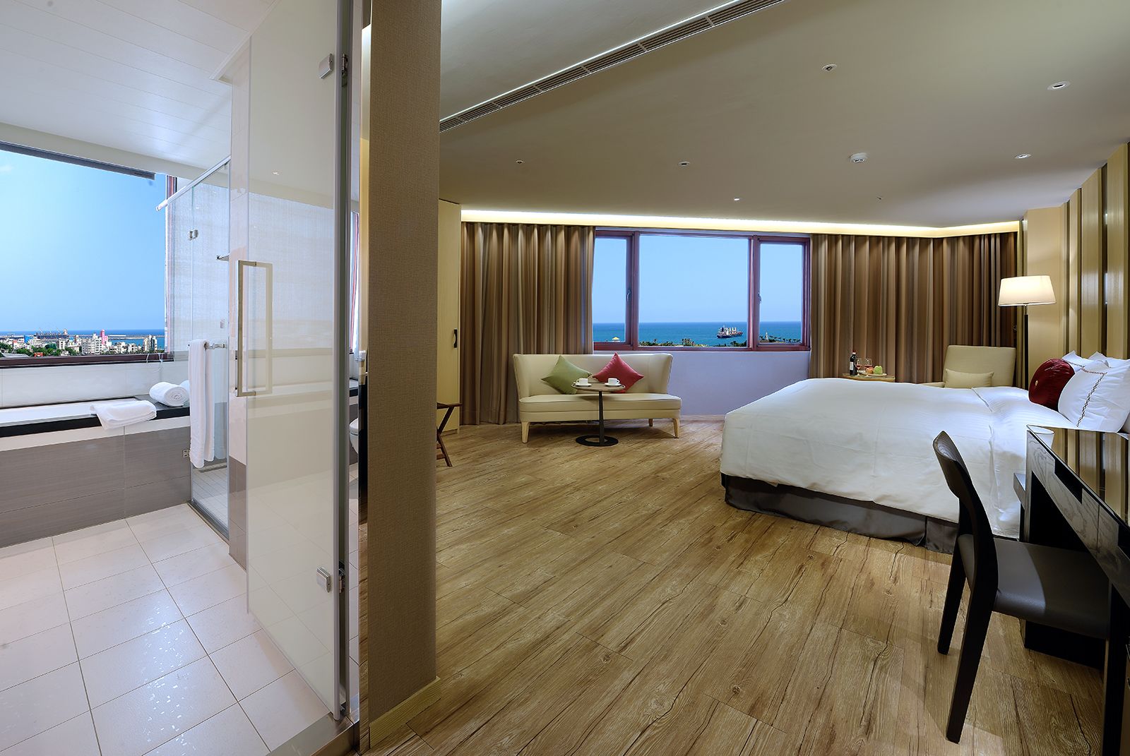 deluxe double room | view from room