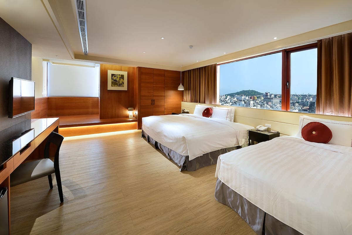 deluxe triple room | premium bedding, in-room safe, desk, blackout curtains