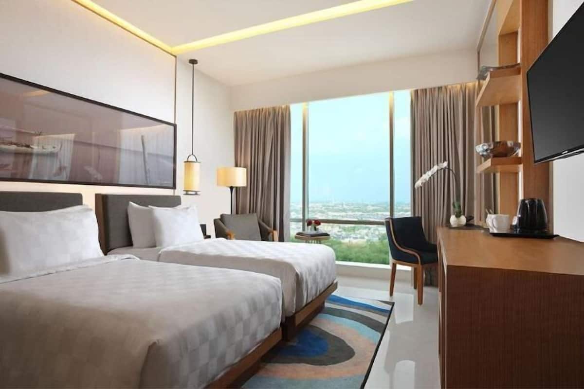 1 Schlafzimmer, hochwertige Bettwaren, Minibar, Zimmersafe