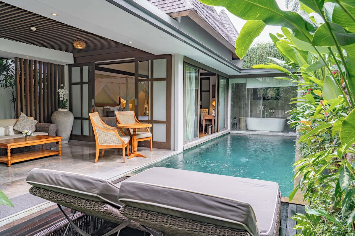 Villa, 1 Bedroom, Private Pool | 1 bedroom, premium bedding, minibar, in-room safe