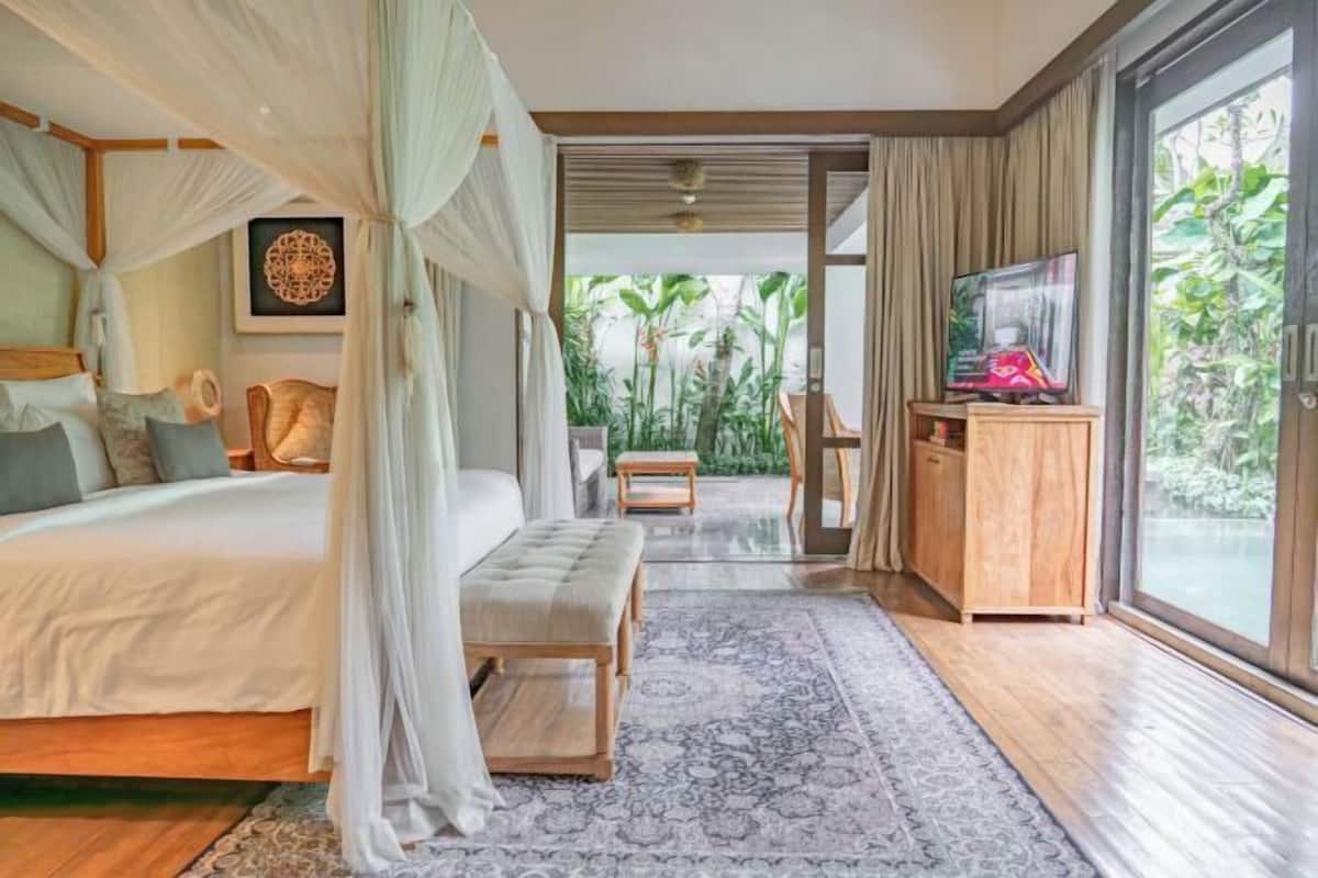 1 chambre, literie de qualité, minibar, coffre-fort