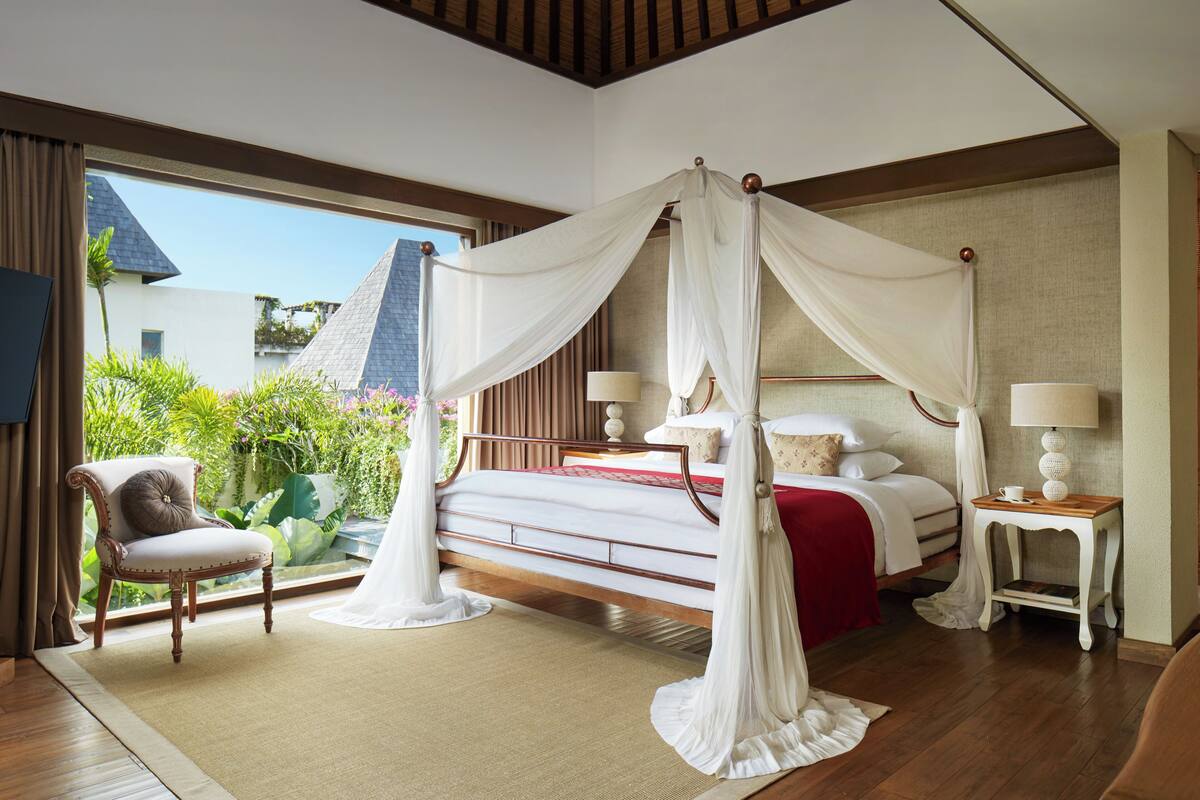 Biệt thự, 2 phòng ngủ, hồ bơi riêng | Bộ đồ giường cao cấp, minibar, két bảo mật tại phòng, bàn 