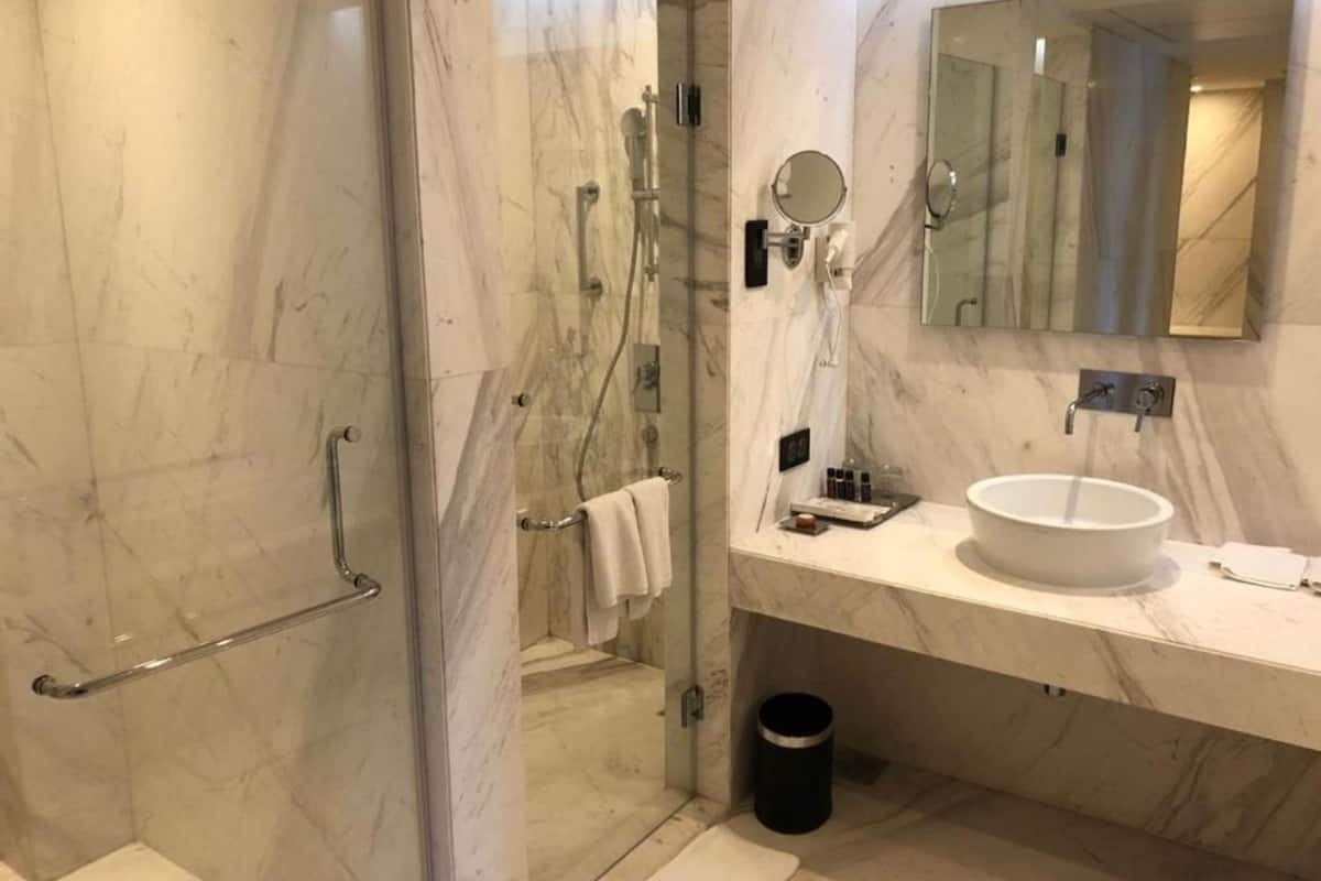 free toiletries, hair dryer, bathrobes, slippers