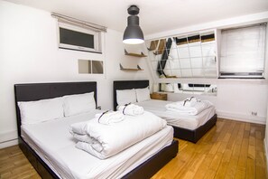 公寓 | 埃及棉床單、高級寢具、熨斗/熨衫板、免費 Wi-Fi