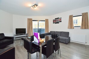 Comfort Apartment, 2 Bedrooms, Terrace | Living area | Flat-screen TV