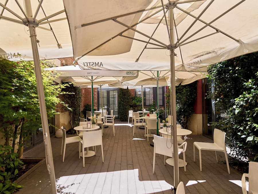 Breakfast, lunch, dinner served; Mediterranean cuisine, alfresco dining