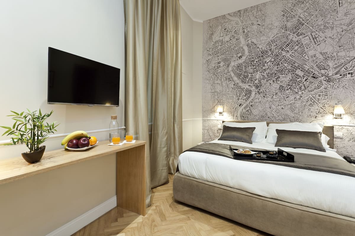 ルーム (Flexible with room change) | 1 室のベッドルーム、高級寝具、羽毛の掛け布団、セーフティボックス (室内)