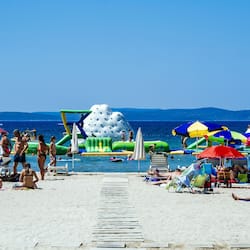 Private beach, sun loungers, beach umbrellas, beach massages