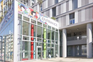 Facciata della struttura