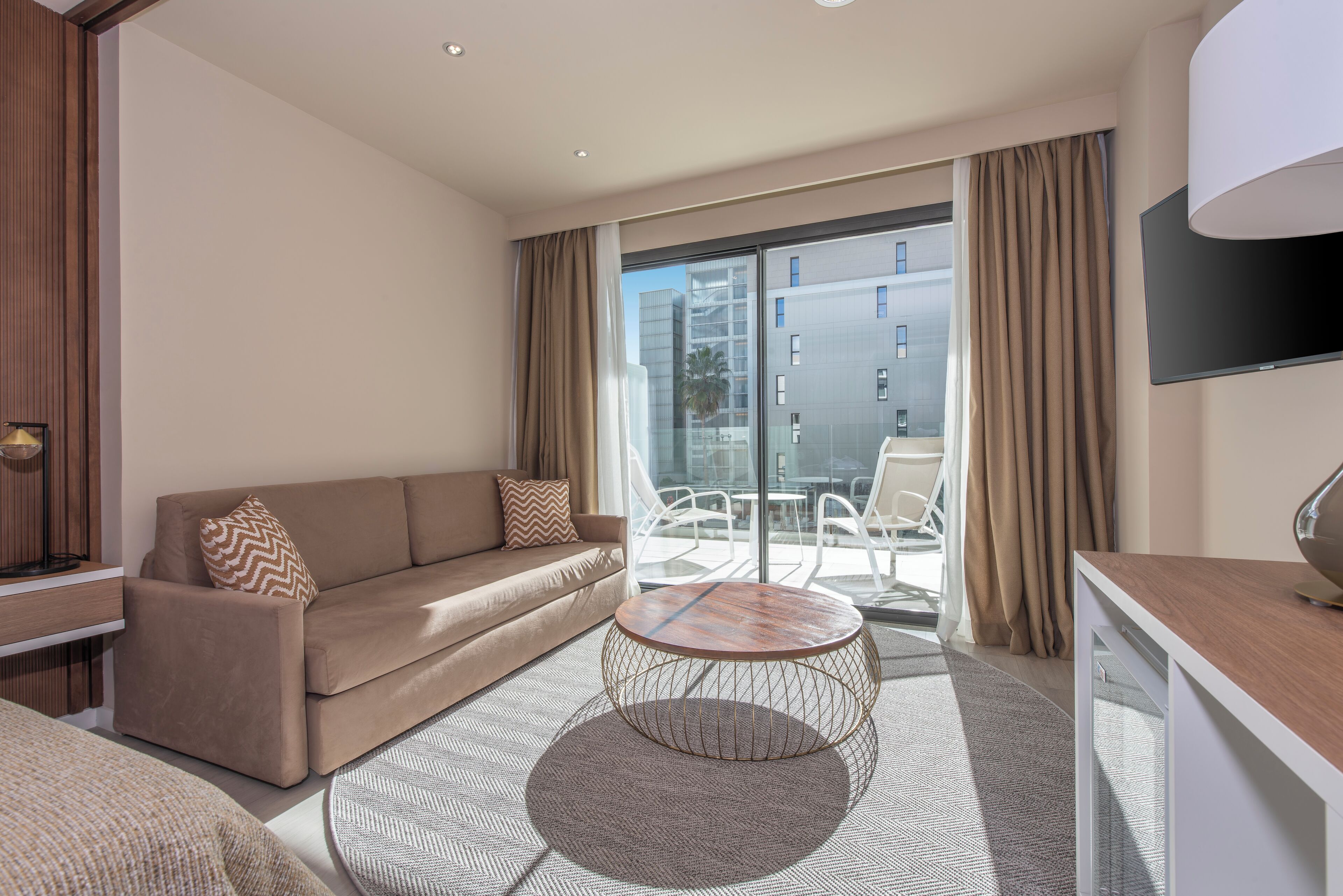 Minibar, desk, blackout drapes, free WiFi