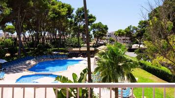 Standard Double Room, Pool View | View from room