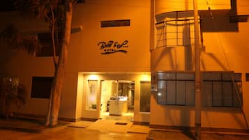 Front of property - evening/night
